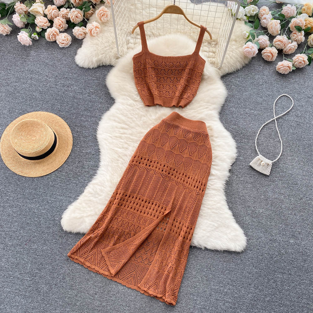 Phoebe mesh top and skirt co-ord