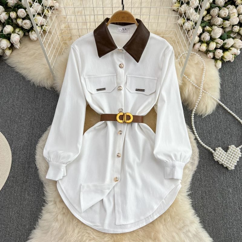 Amelia luxury shirts (with free belt)