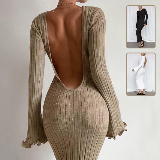 Rae Back-less Knitted Dress