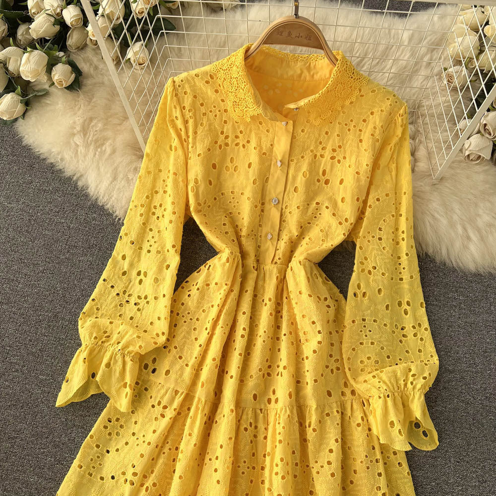Anne Cut-out Lace Dress