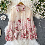 Elina Luxury Embroidery Shirt