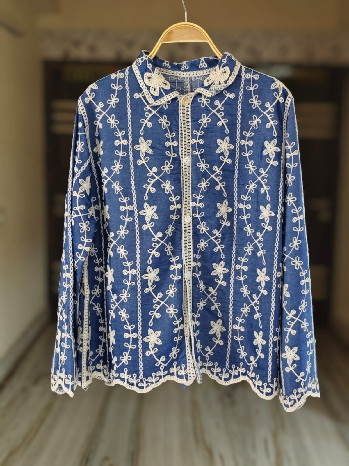 Tracy Luxury Embroidery Shirt