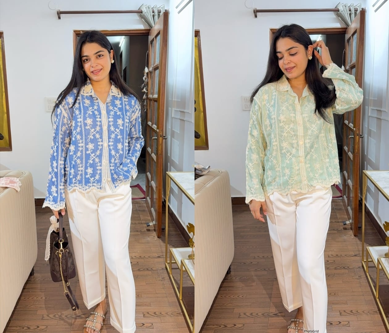 Tracy Luxury Embroidery Shirt