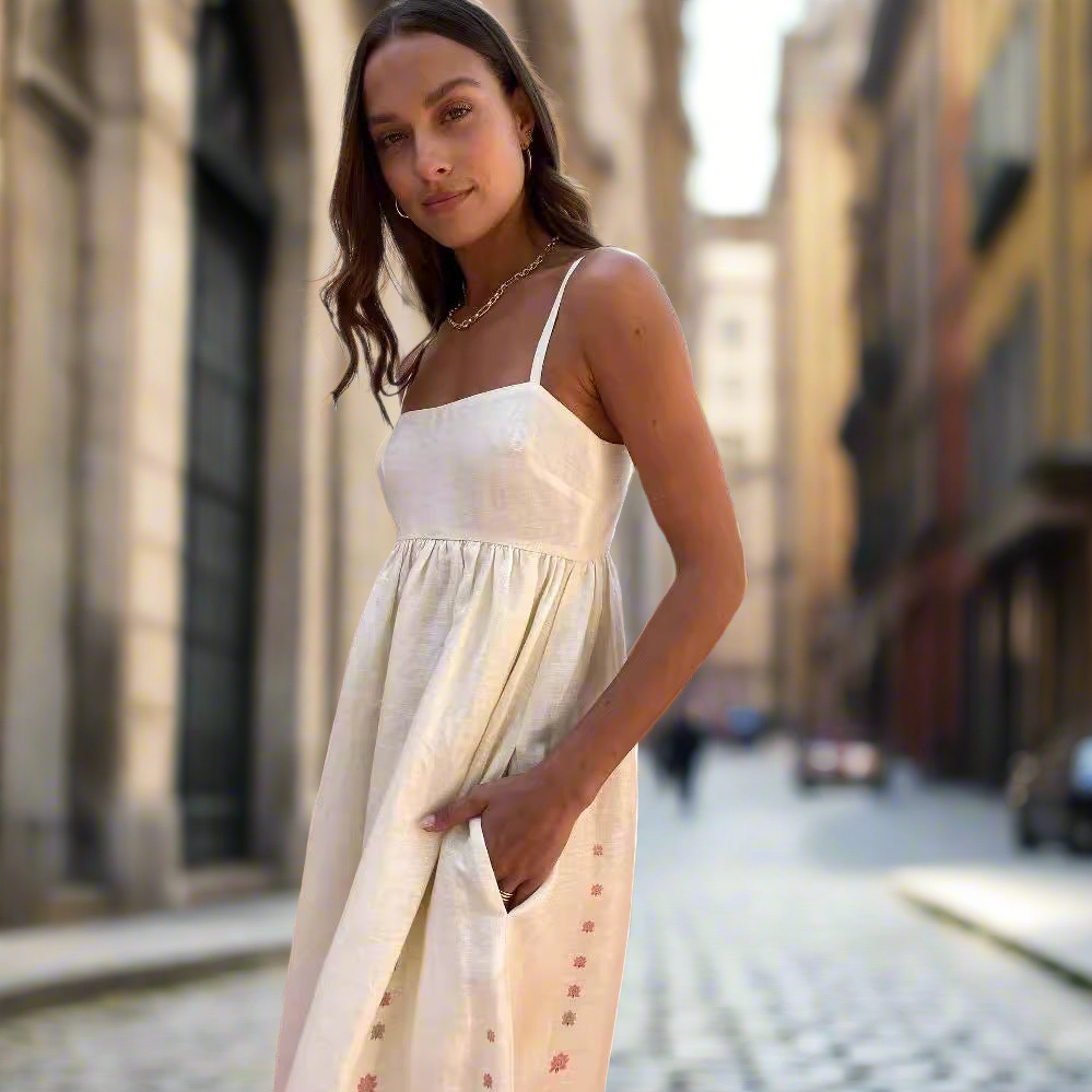 Mira Floral Harmony Maxi DRESS
