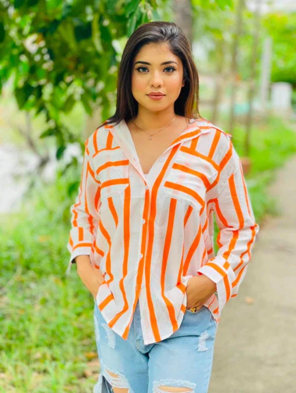 Diana Luxury Stripped Shirt