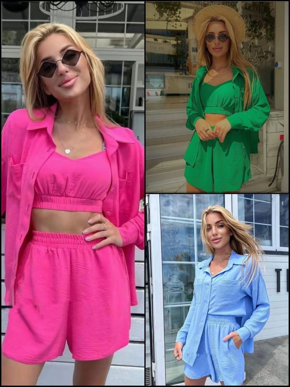 Kira Linen coord set (3 piece)