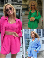 Kira Linen coord set (3 piece)