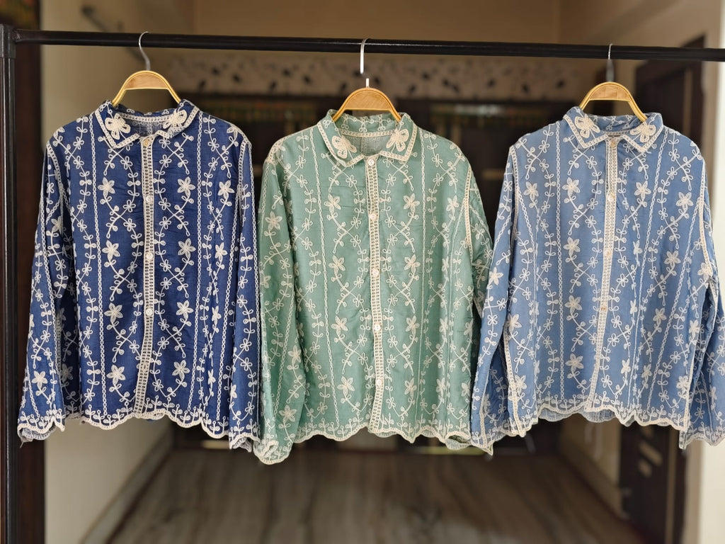 Tracy Luxury Embroidery Shirt