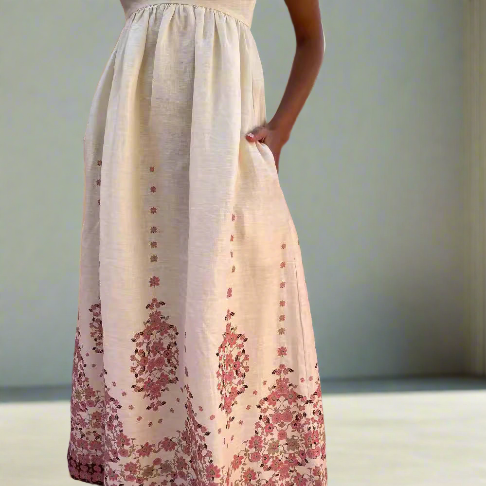 Mira Floral Harmony Maxi DRESS