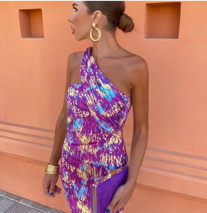 Camellia One-Shoulder DRESS