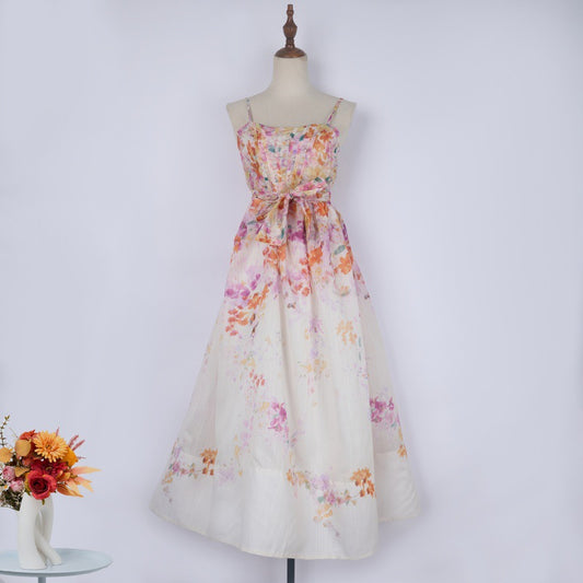 Daisy Spring Blossom A-Line DRESS