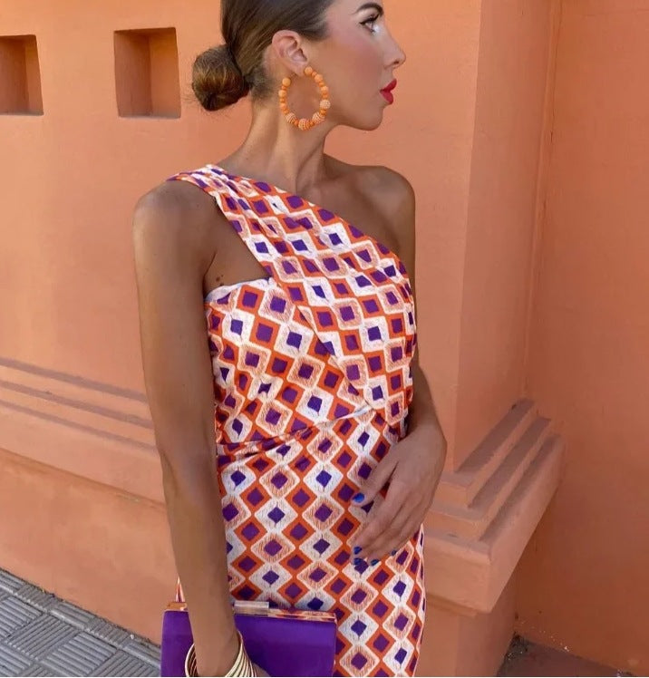 Camellia One-Shoulder DRESS