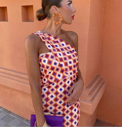 Camellia One-Shoulder DRESS