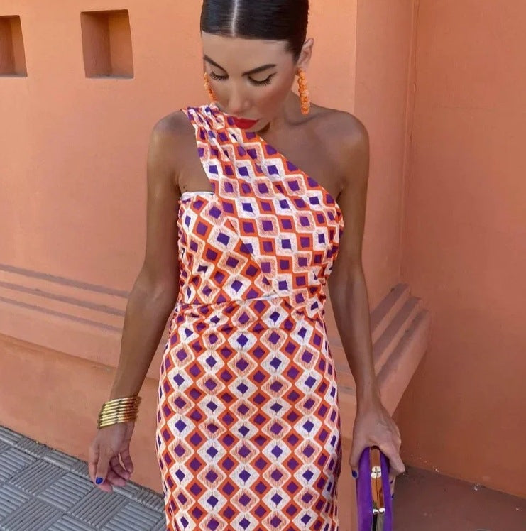 Camellia One-Shoulder DRESS