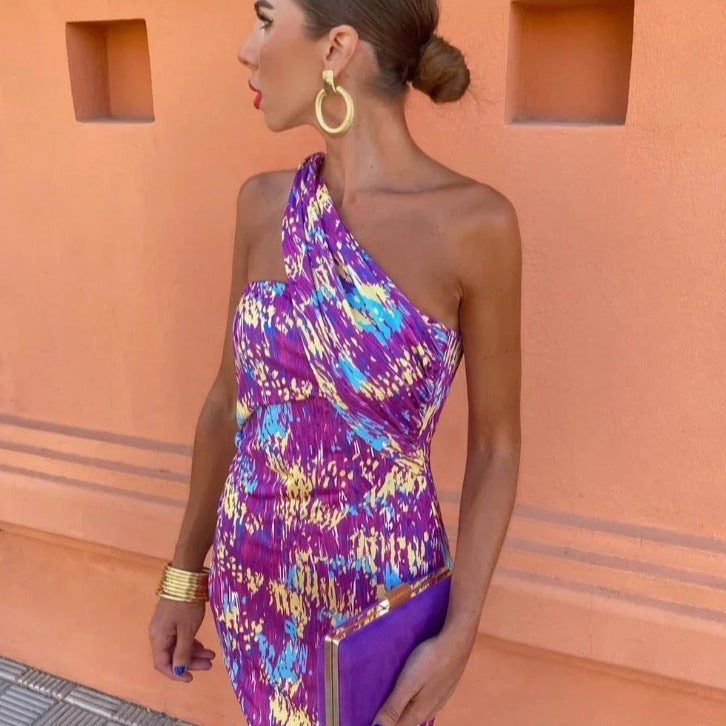 Camellia One-Shoulder DRESS