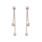 Pearl Tassel Earrings