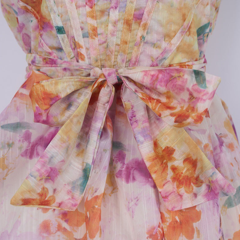 Daisy Spring Blossom A-Line DRESS