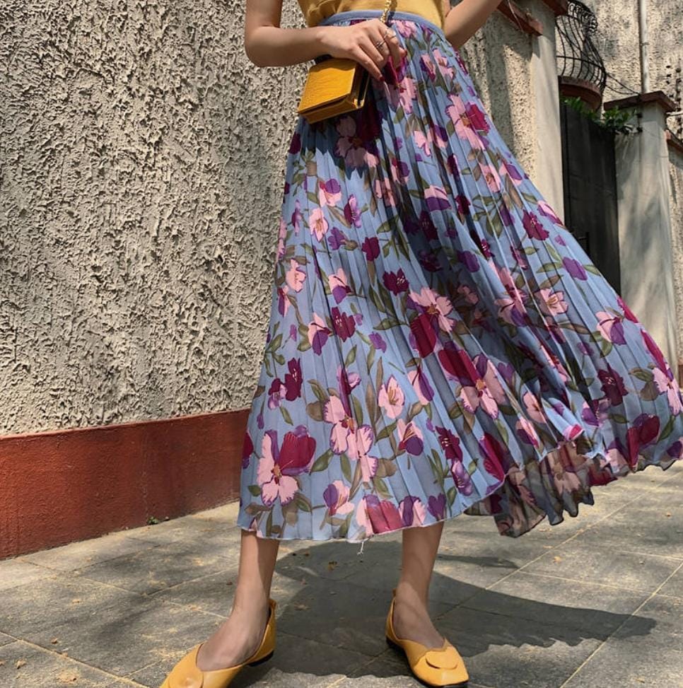 Luxury Floral Glam Skirt