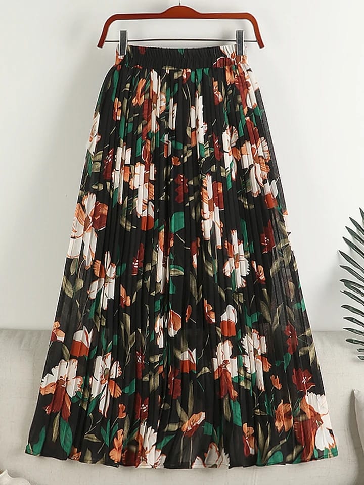 Luxury Floral Glam Skirt