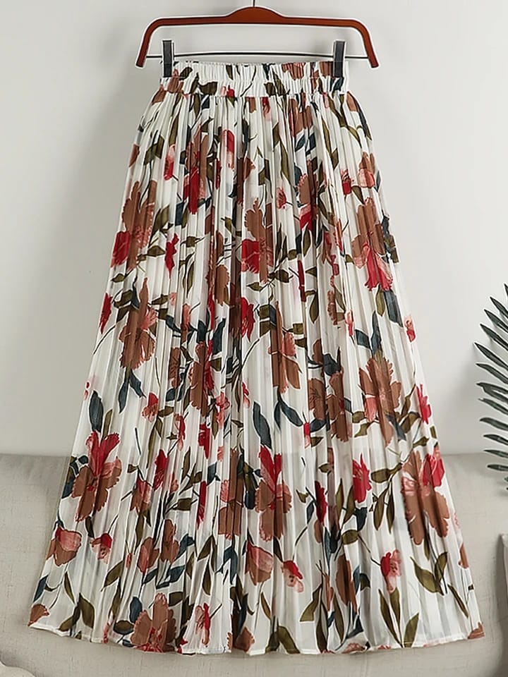 Luxury Floral Glam Skirt