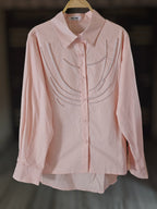 Mia Luxury Pearl Embedded Shirt