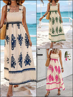 Ana Luxury Printed Dress