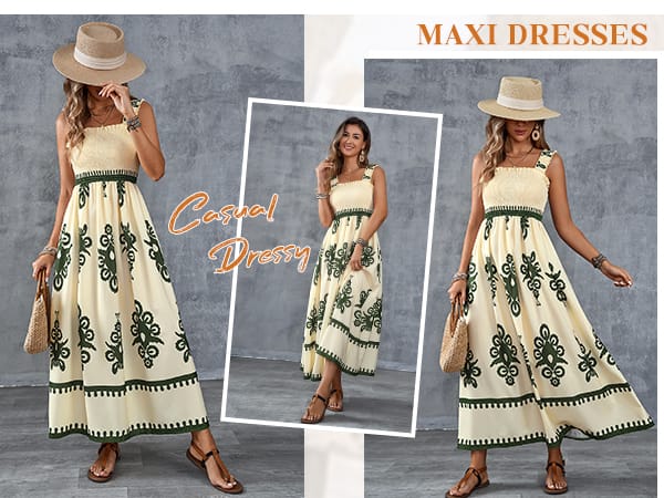 Ana Luxury Printed Dress