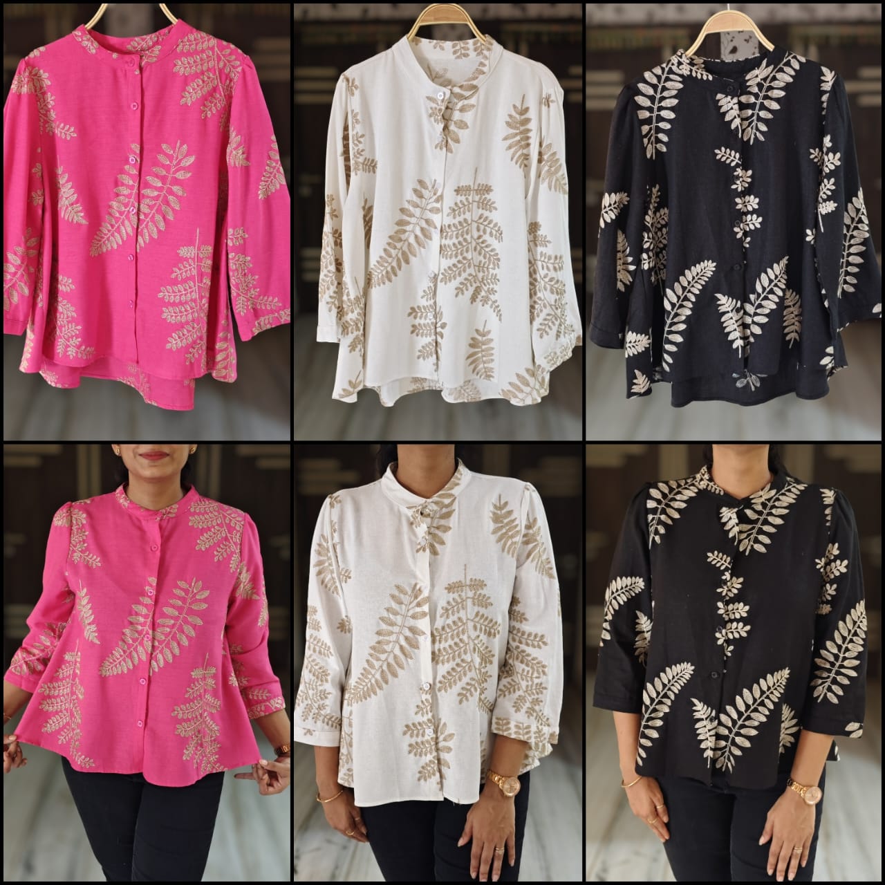 Elisa Luxury Embroidery Shirt
