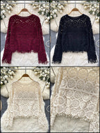 Khlio Crochet Top
