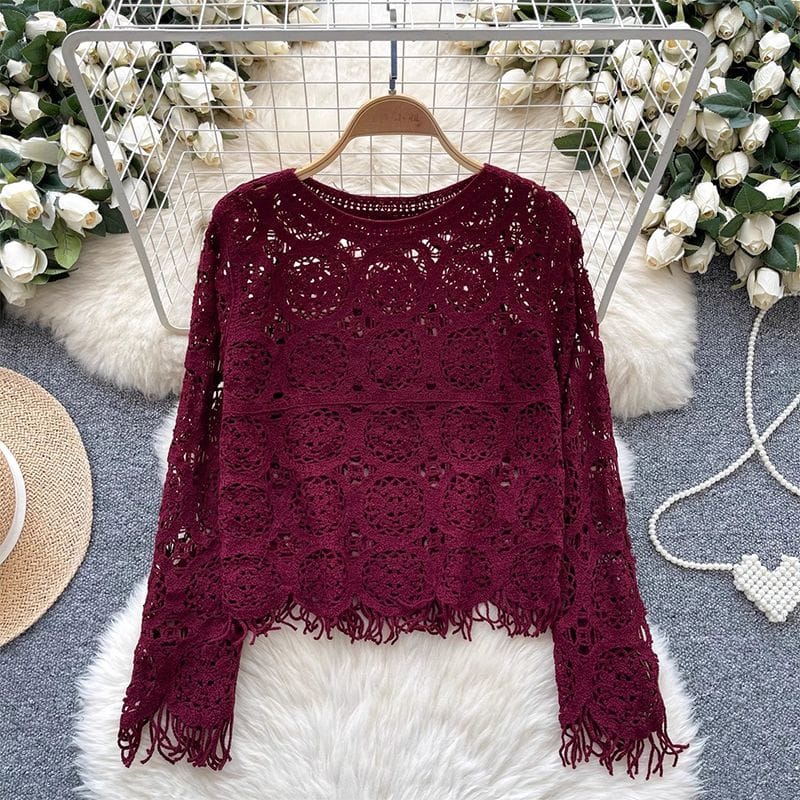 Khlio Crochet Top
