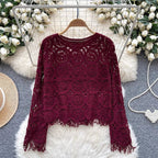 Khlio Crochet Top