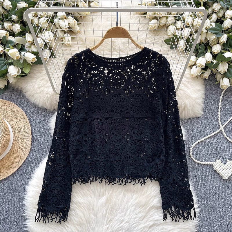 Khlio Crochet Top