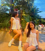 Bella Bow One-Shoulder Top