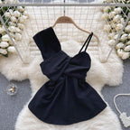 Bella Bow One-Shoulder Top