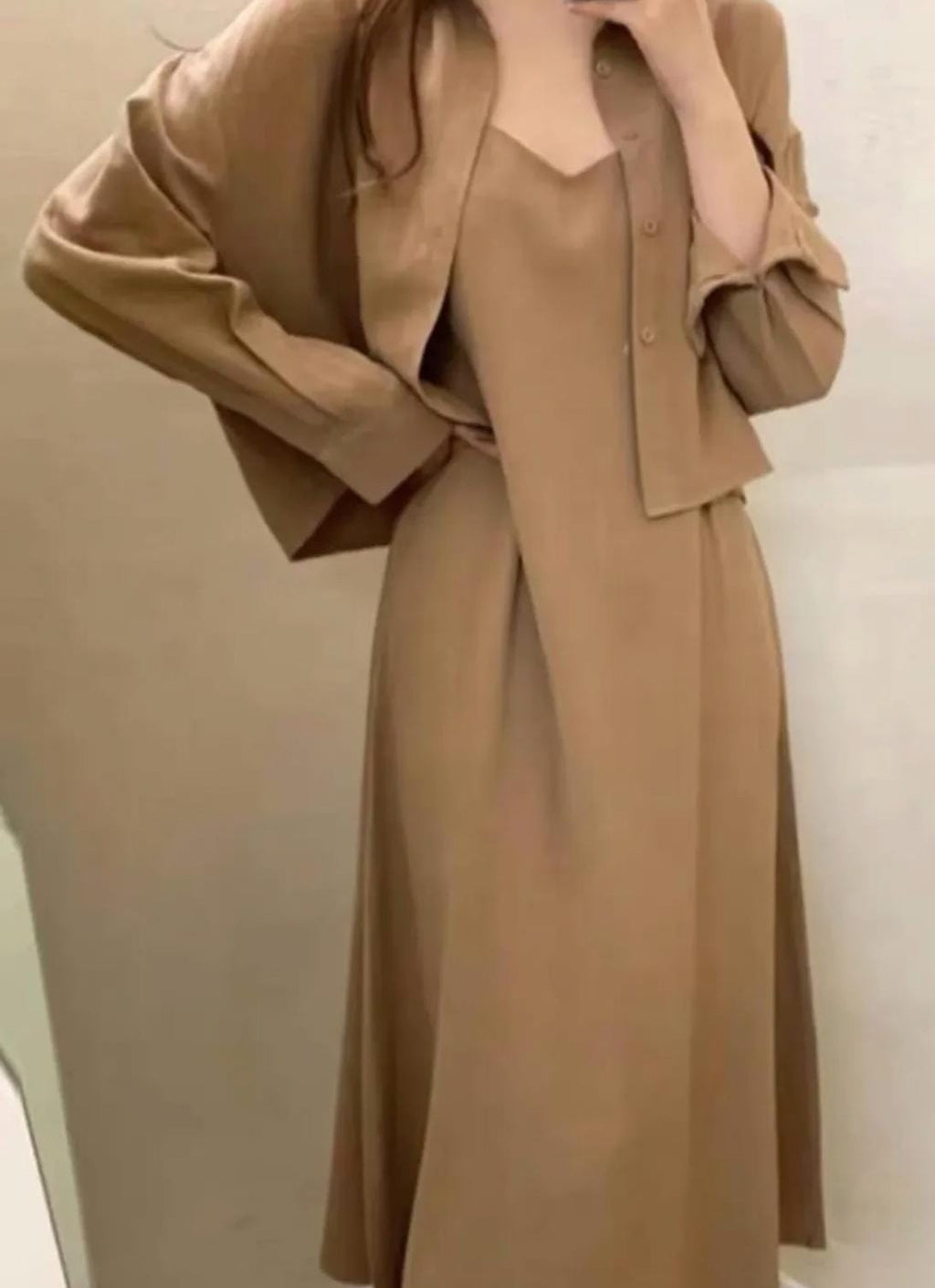 Selene Luxury 2 Pc Linen Coord Set