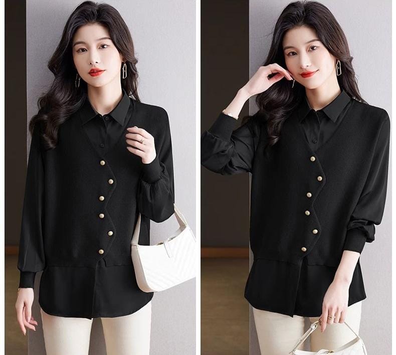 Averie Dual Style Sweater Shirt 2PC