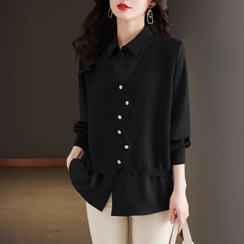 Averie Dual Style Sweater Shirt 2PC