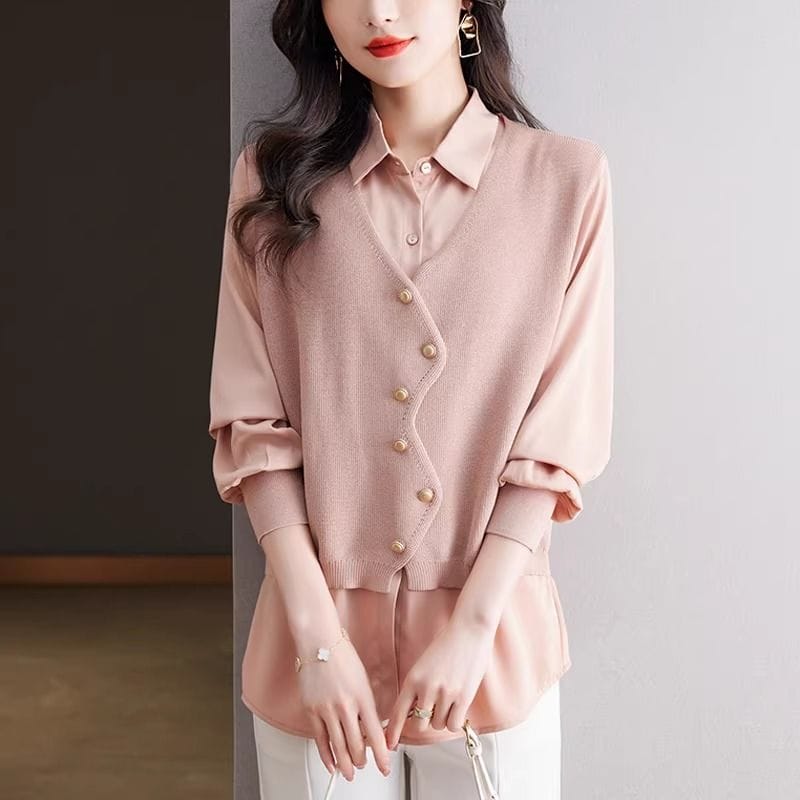 Averie Dual Style Sweater Shirt 2PC