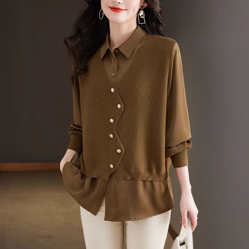 Averie Dual Style Sweater Shirt 2PC