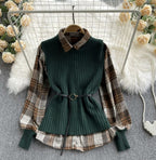 The Charlotte Belted Sweater Set