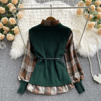 The Charlotte Belted Sweater Set