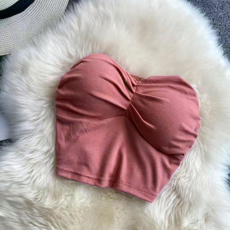 Melanie Ruched Strapless Tube