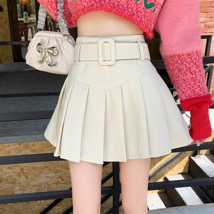 Rustic Elegance Pleat Skirt