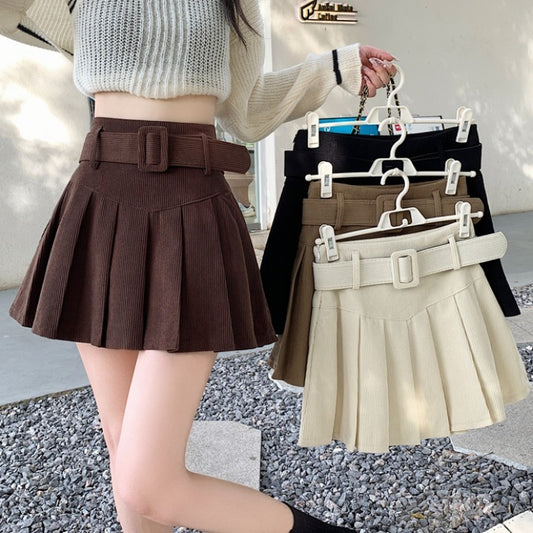 Rustic Elegance Pleat Skirt