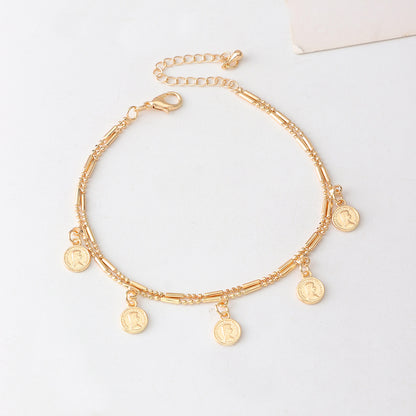 Shell Leaf Anklet