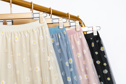 Daisy Chiffon A- Line Skirt