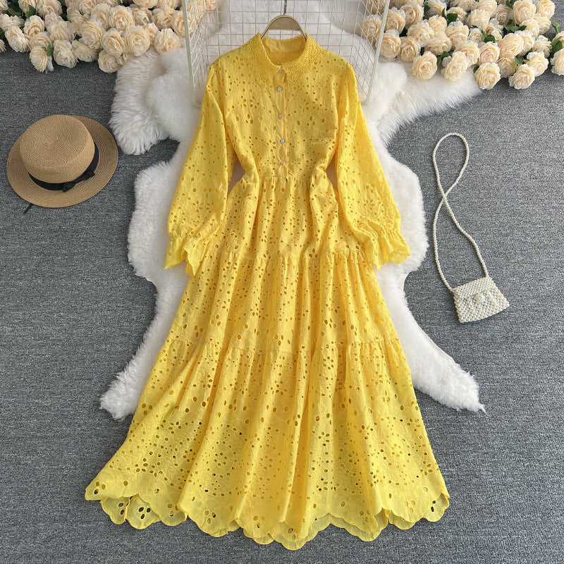 Anne Cut-out Lace Dress