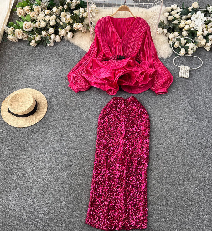 Paris Party skirt and top set