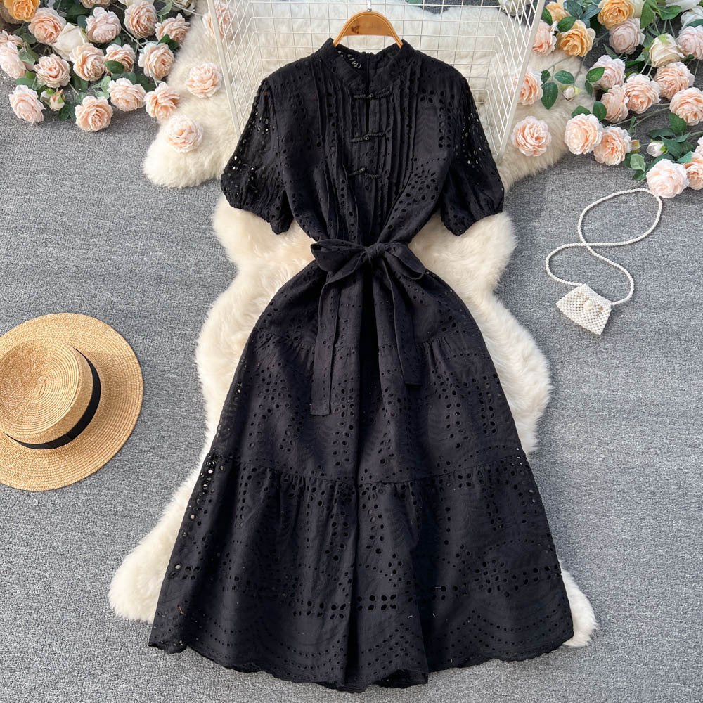 Lux Bubble Short-sleeved Dress