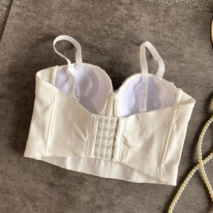 Vale Push Up Fishbone Bra Top